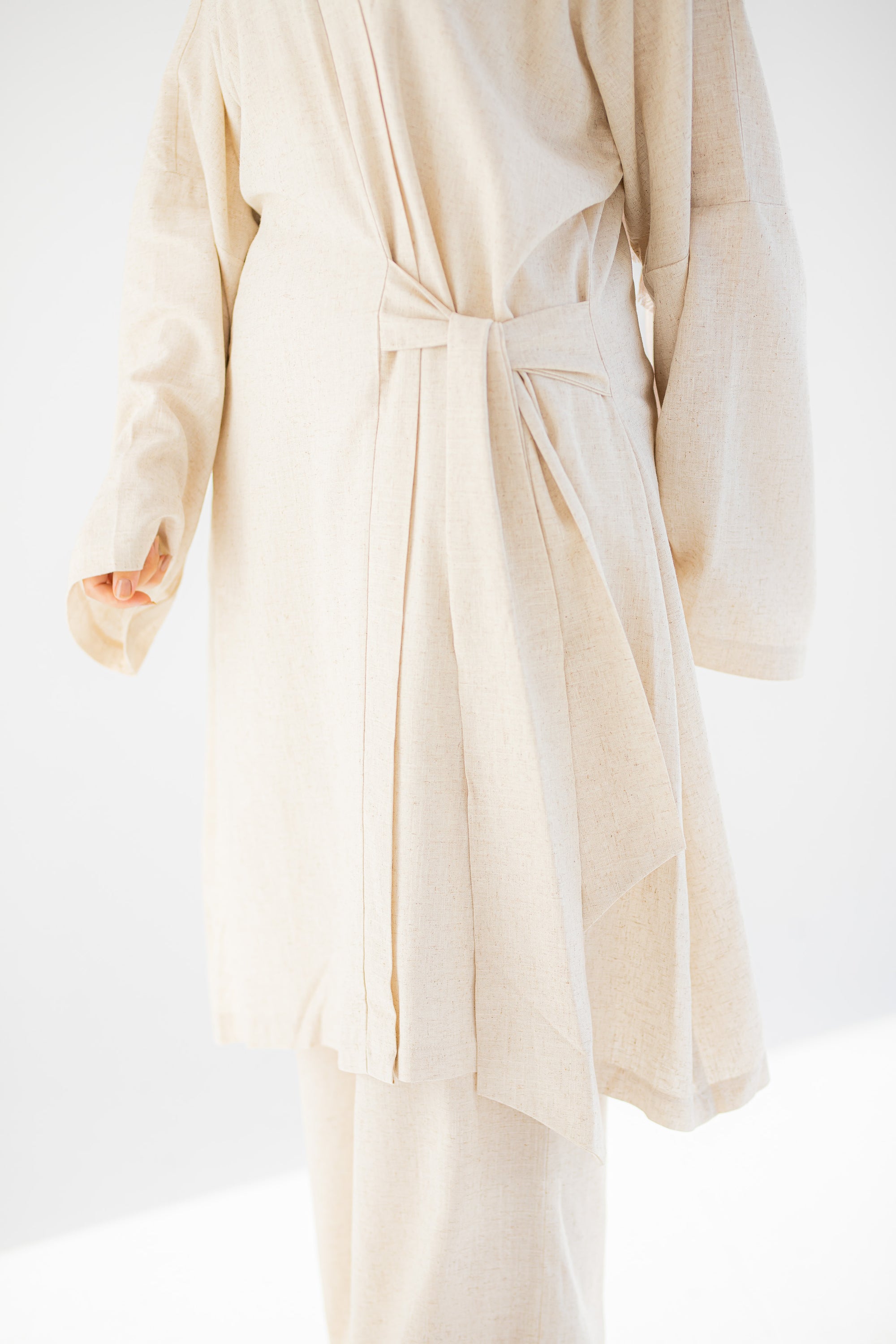Beige Linen Set