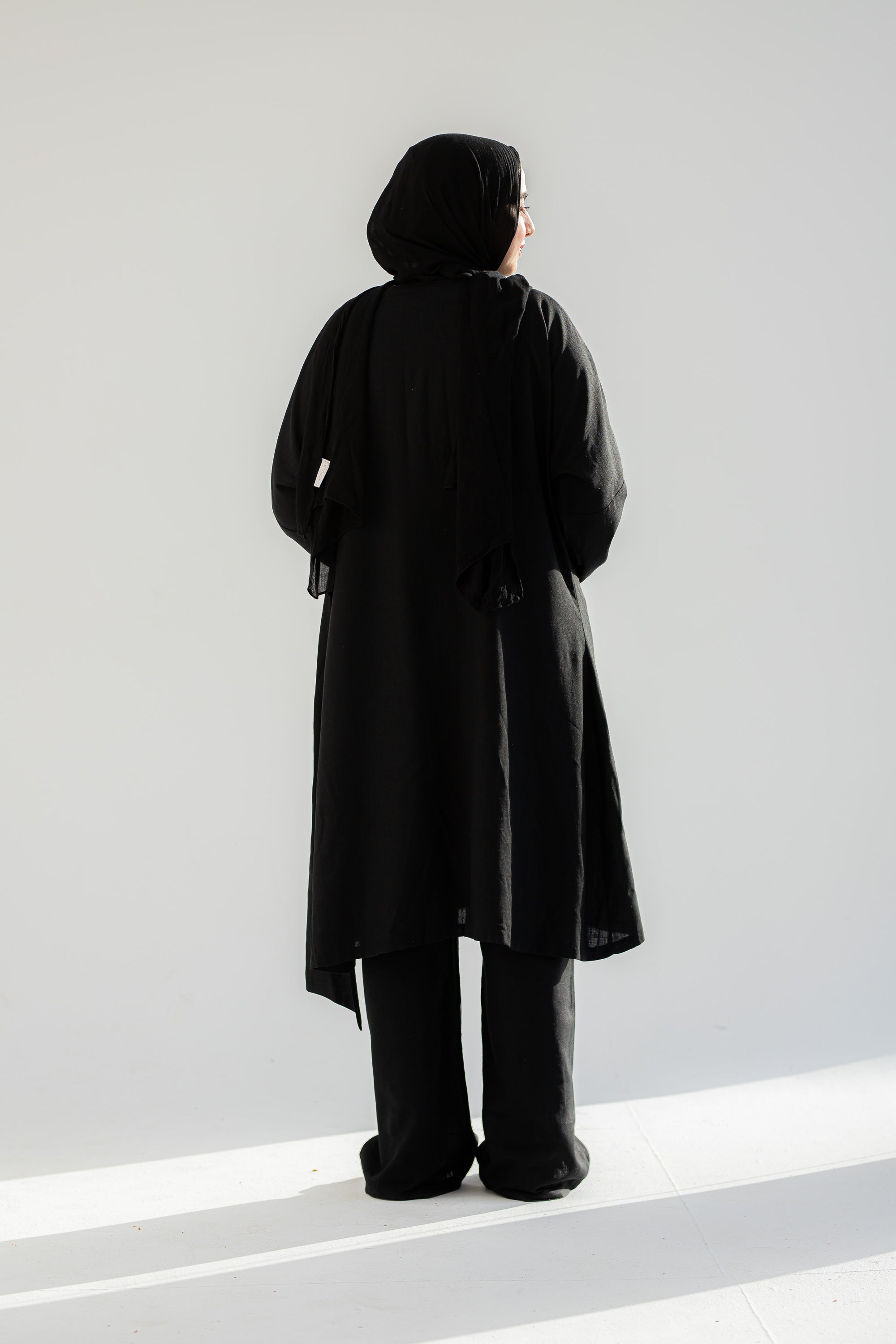 Black Linen Set