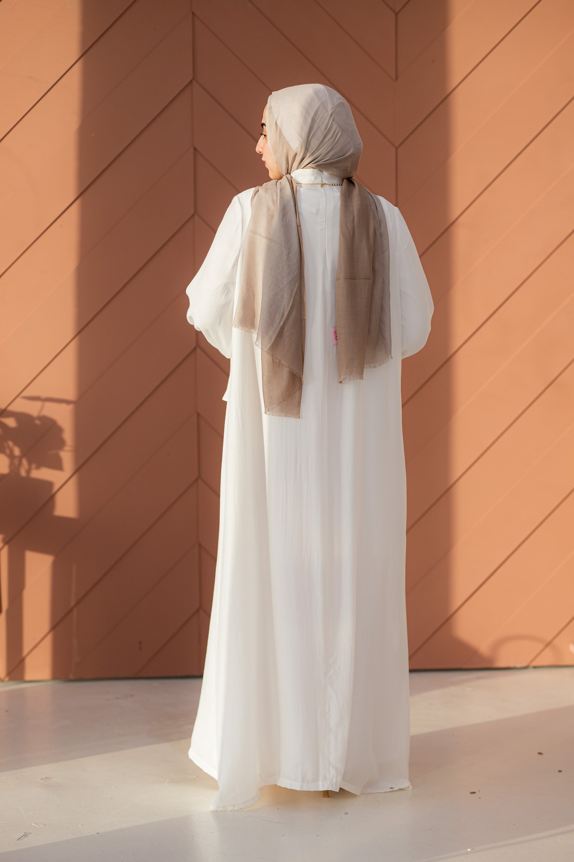 White Flowy Dress